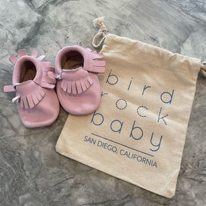 Baby girl moccasins - lavender